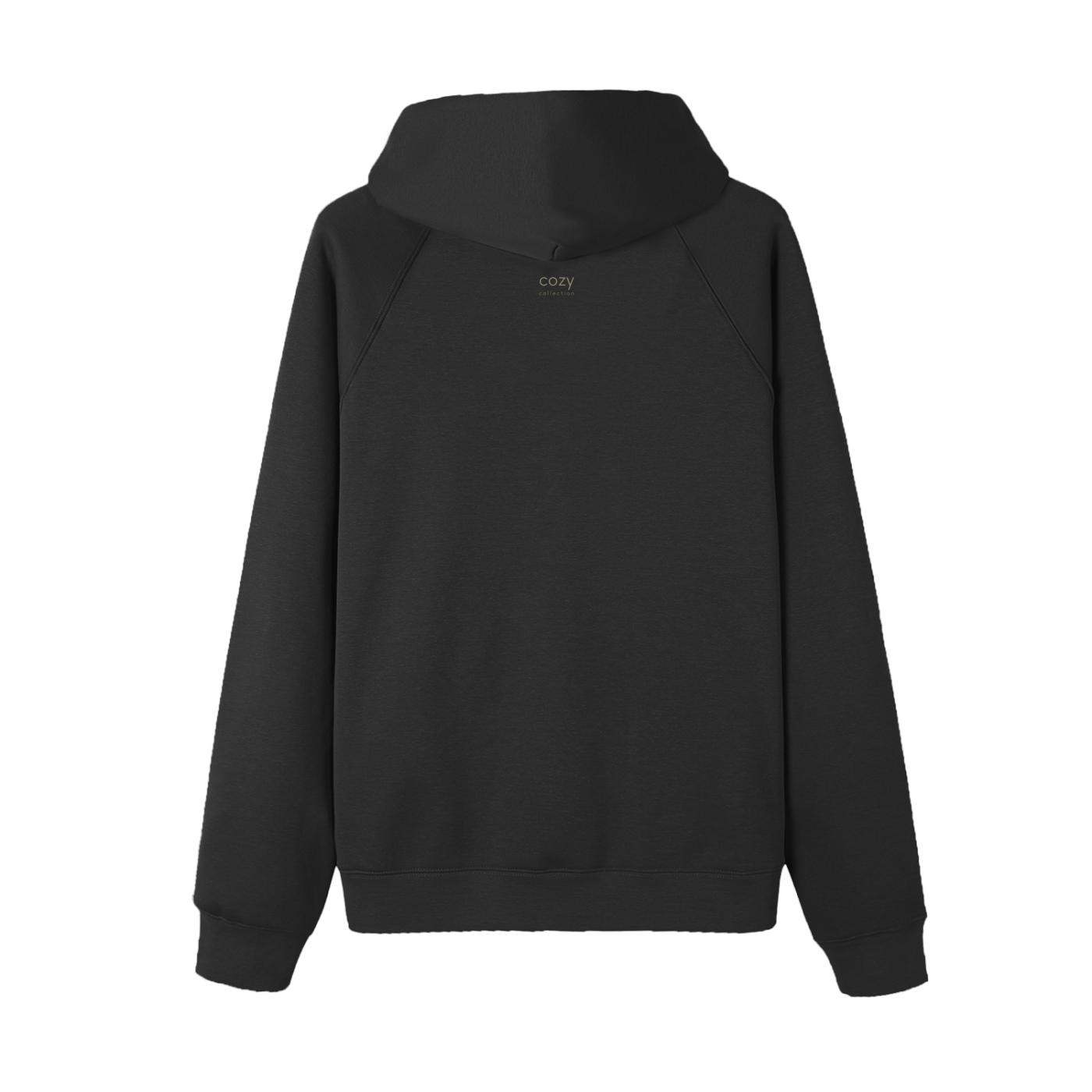 Essential Raglan Sleeve Hoodie Green Logo