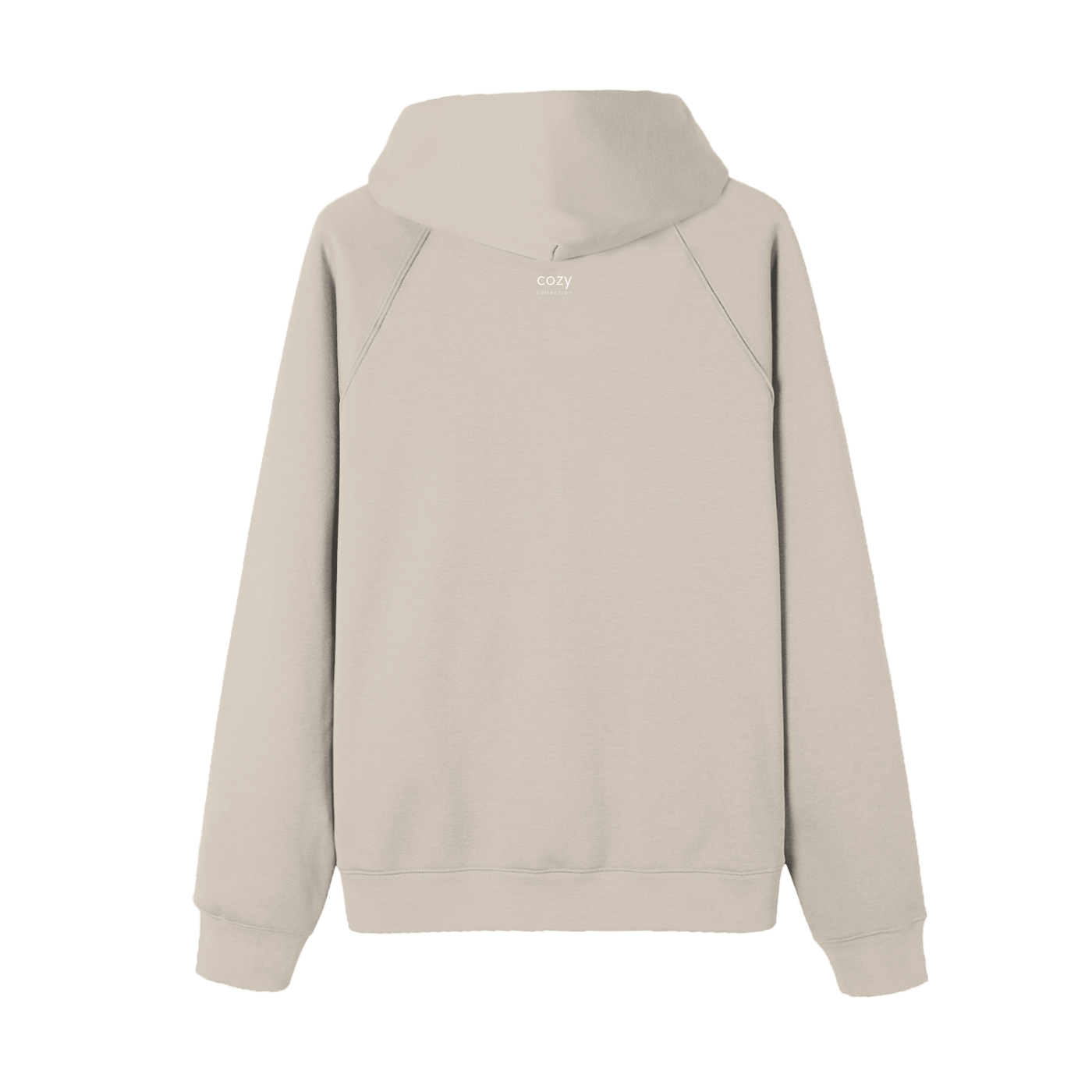Essential Raglan Sleeve Hoodie White Logo