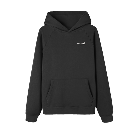 Essential Raglan Sleeve Hoodie White Logo