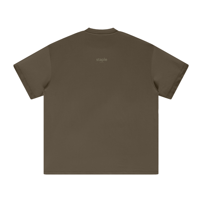 T-Shirt Heavyweight Earth Tone - White Logo