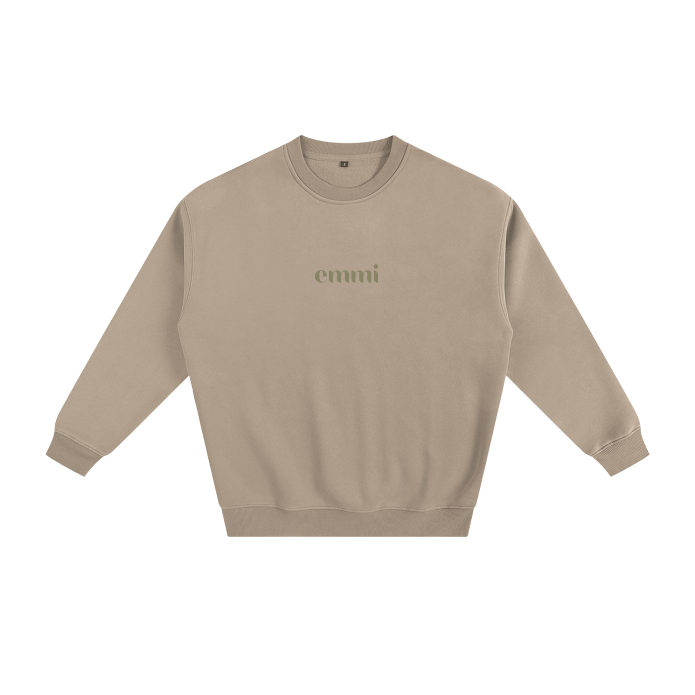 Fleeced Sweatshirt Palm Tree