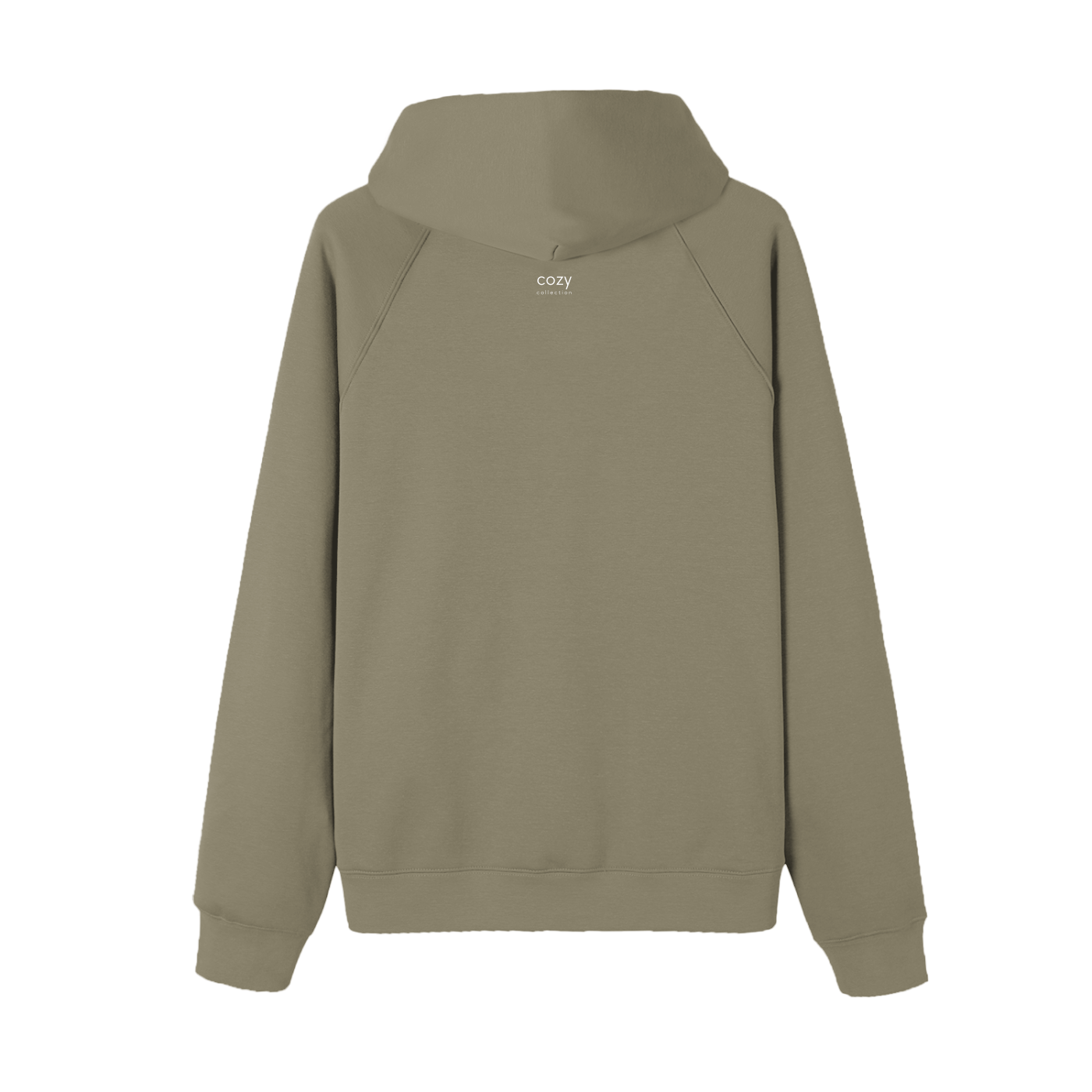 Essential Raglan Sleeve Hoodie White Logo
